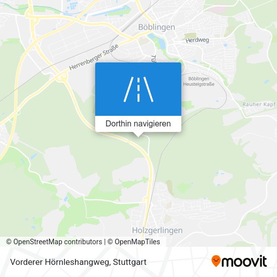 Vorderer Hörnleshangweg Karte