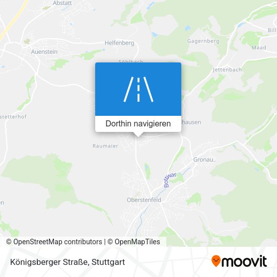 Königsberger Straße Karte