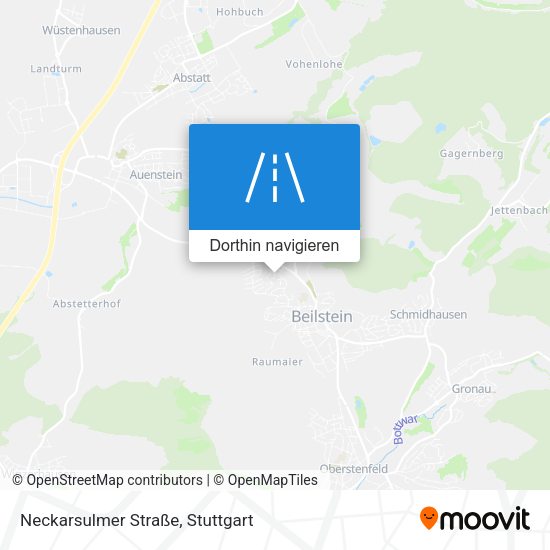 Neckarsulmer Straße Karte