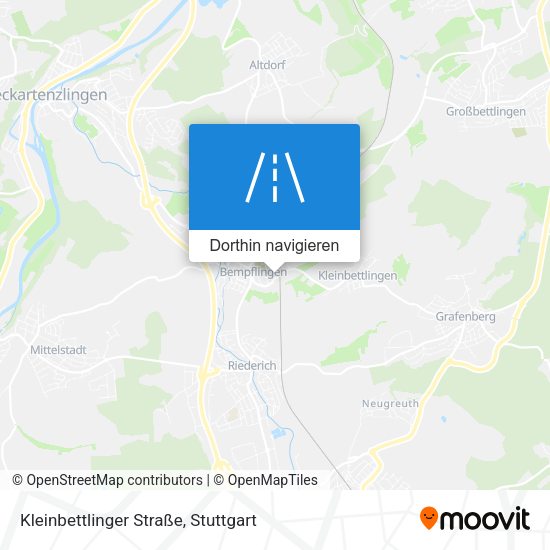 Kleinbettlinger Straße Karte