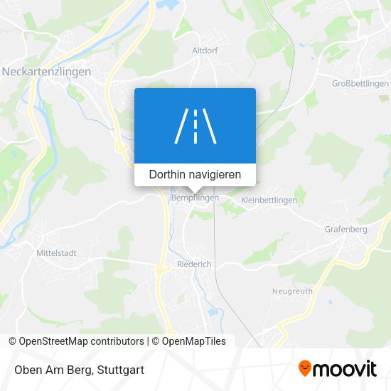 Oben Am Berg Karte