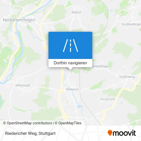 Riedericher Weg Karte