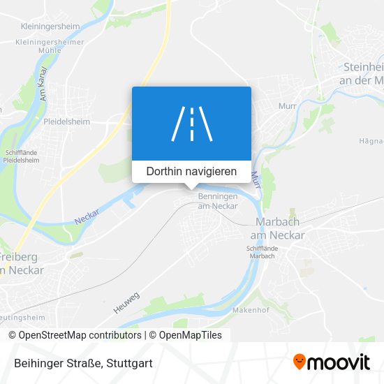 Beihinger Straße Karte