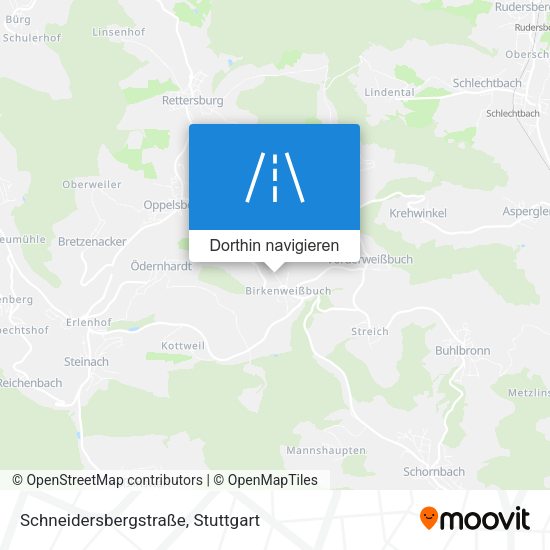 Schneidersbergstraße Karte