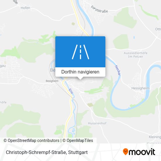 Christoph-Schrempf-Straße Karte