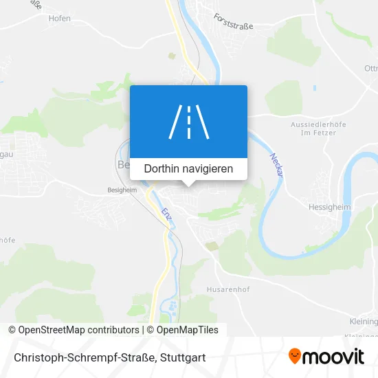 Christoph-Schrempf-Straße Karte