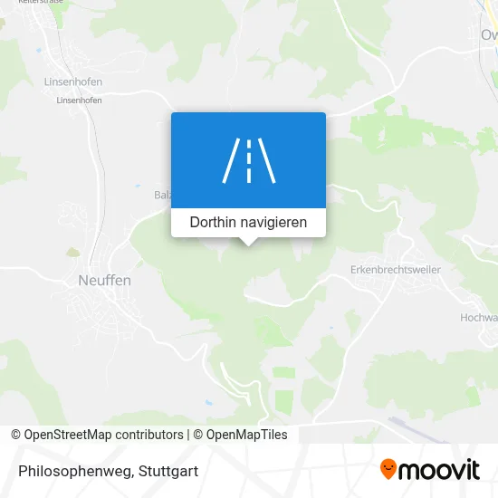 Philosophenweg Karte