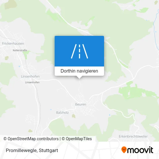 Promillewegle Karte