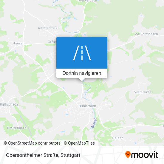 Obersontheimer Straße Karte
