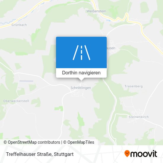 Treffelhauser Straße Karte