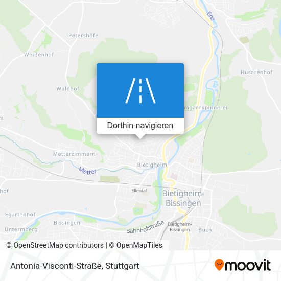 Antonia-Visconti-Straße Karte
