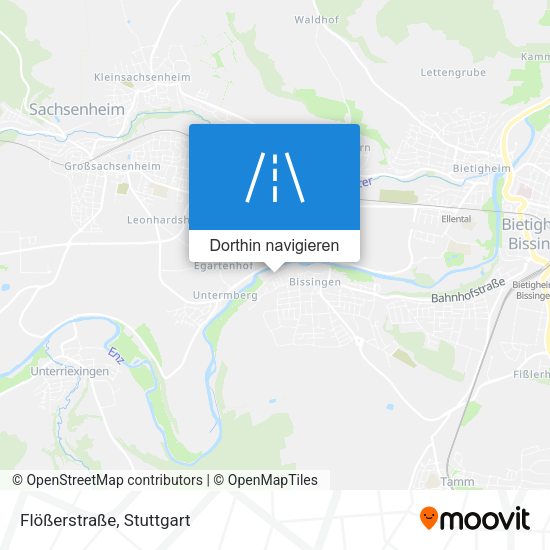 Flößerstraße Karte