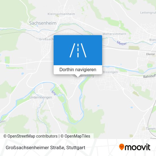 Großsachsenheimer Straße Karte