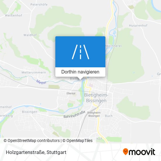 Holzgartenstraße Karte