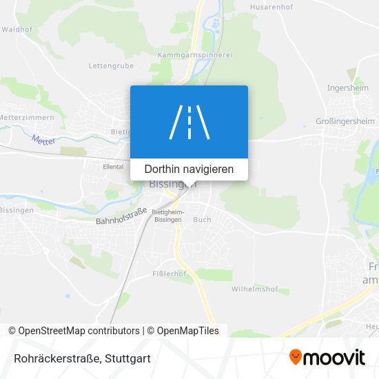 Rohräckerstraße Karte