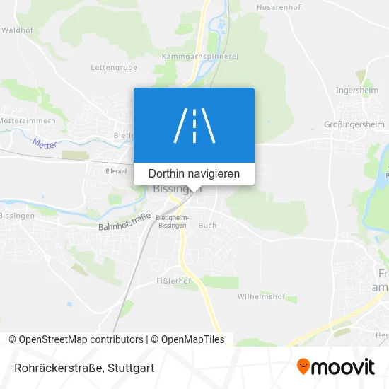 Rohräckerstraße Karte