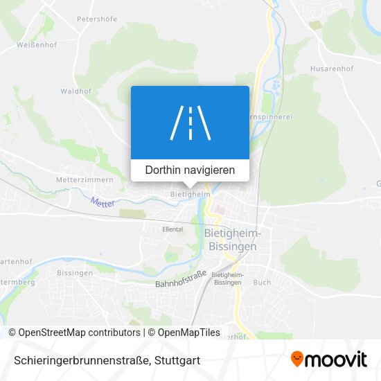 Schieringerbrunnenstraße Karte