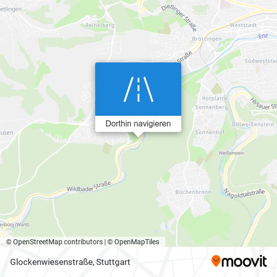 Glockenwiesenstraße Karte