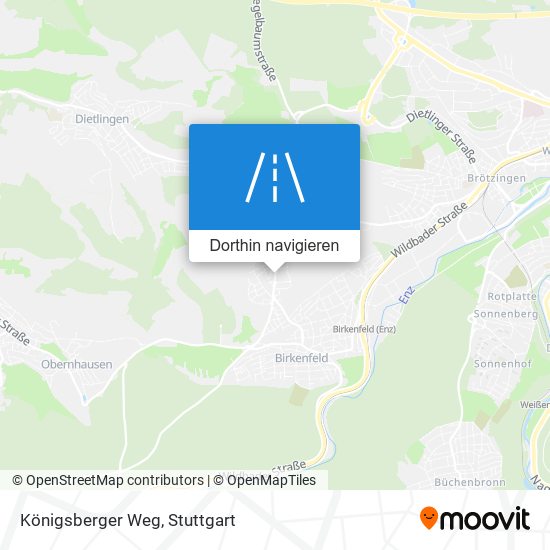 Königsberger Weg Karte
