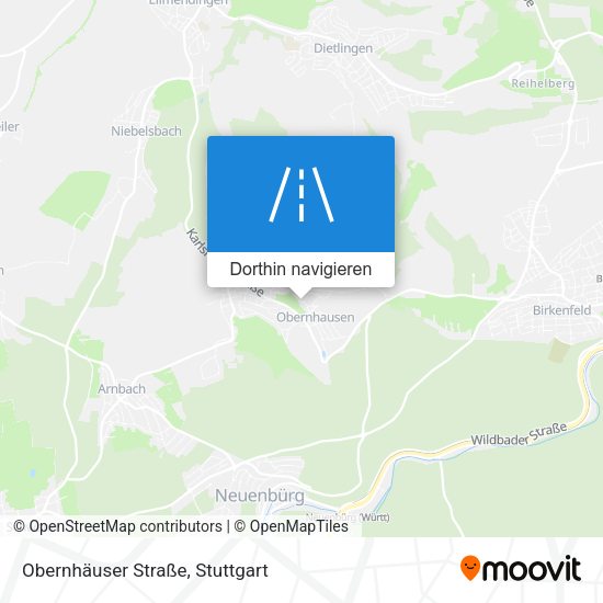 Obernhäuser Straße Karte