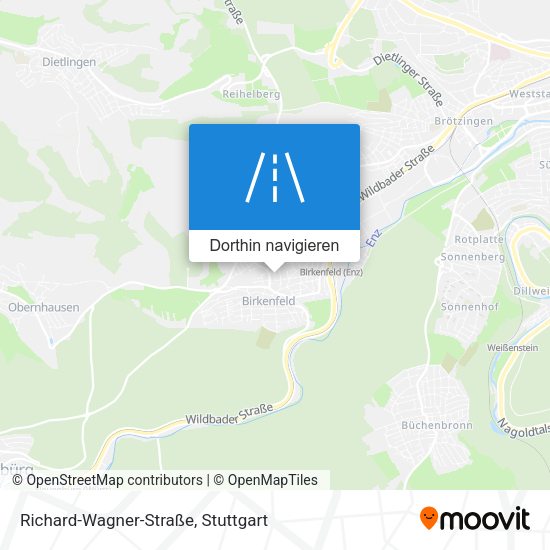 Richard-Wagner-Straße Karte