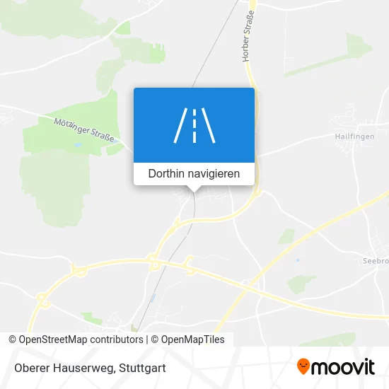 Oberer Hauserweg Karte