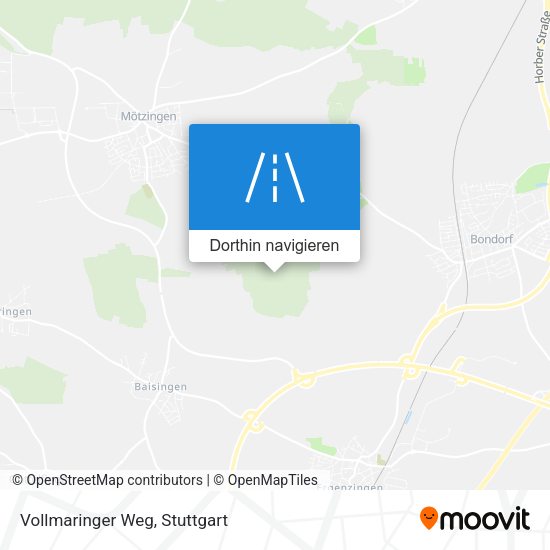 Vollmaringer Weg Karte