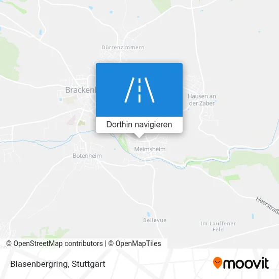 Blasenbergring Karte
