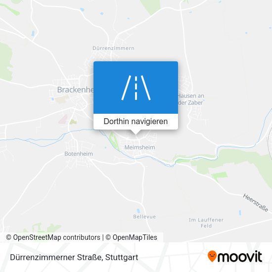 Dürrenzimmerner Straße Karte
