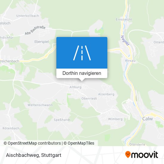 Aischbachweg Karte