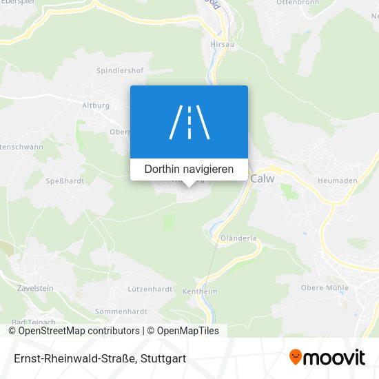Ernst-Rheinwald-Straße Karte