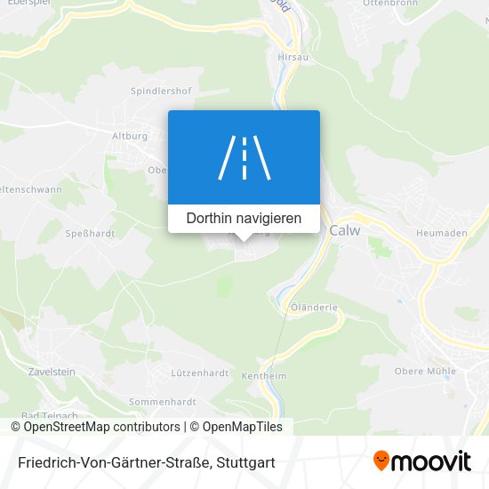Friedrich-Von-Gärtner-Straße Karte