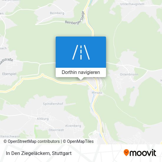 In Den Ziegeläckern Karte
