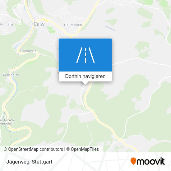 Jägerweg Karte