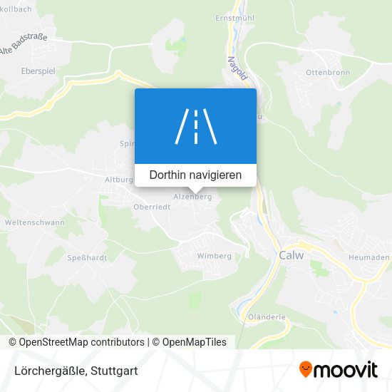 Lörchergäßle Karte