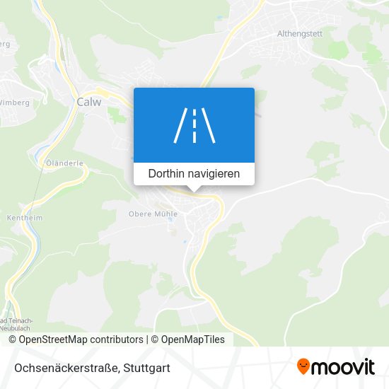 Ochsenäckerstraße Karte