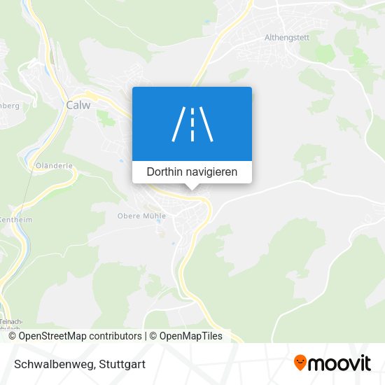 Schwalbenweg Karte