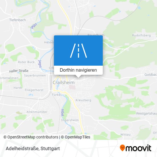 Adelheidstraße Karte
