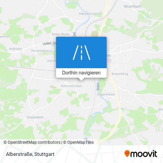 Alberstraße Karte