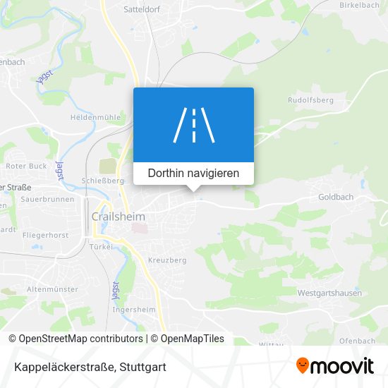Kappeläckerstraße Karte