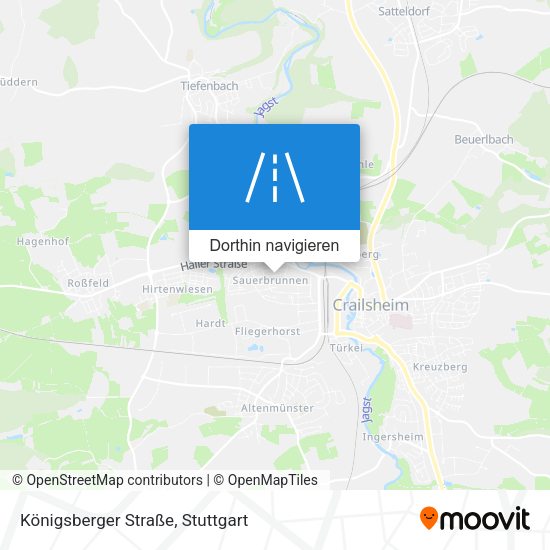 Königsberger Straße Karte