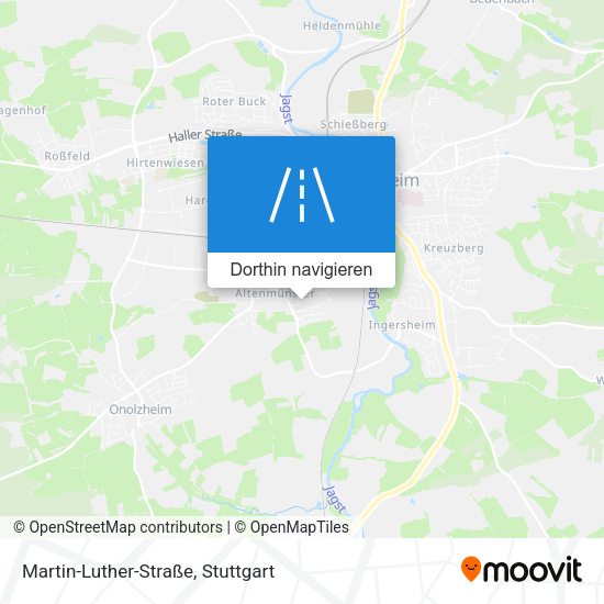 Martin-Luther-Straße Karte