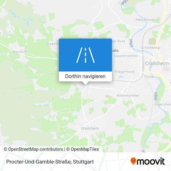 Procter-Und-Gamble-Straße Karte