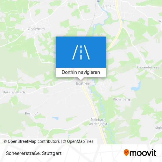 Scheererstraße Karte