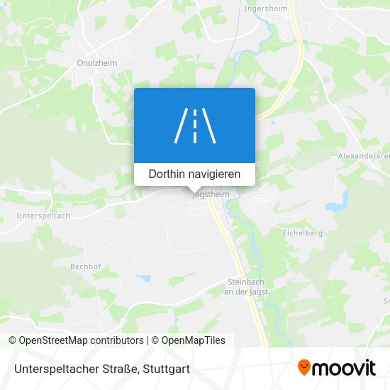 Unterspeltacher Straße Karte