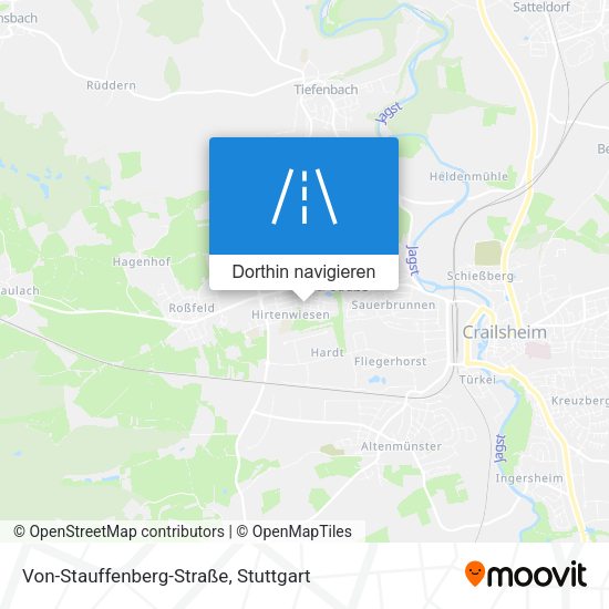 Von-Stauffenberg-Straße Karte