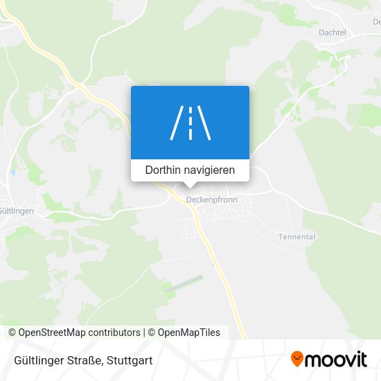 Gültlinger Straße Karte