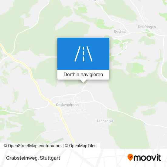 Grabsteinweg Karte