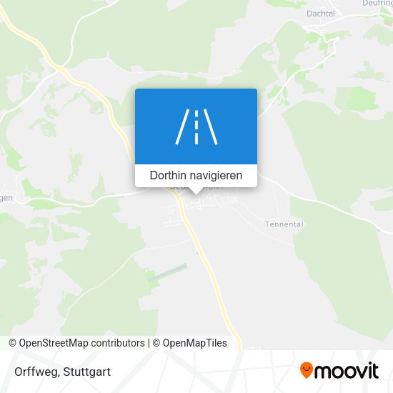 Orffweg Karte