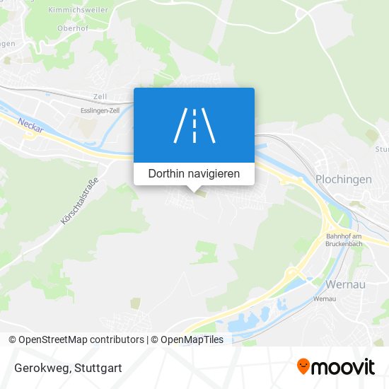 Gerokweg Karte